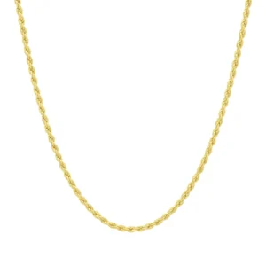 18ct Yellow Gold Rope Chain 19.5&#8243; 2.5mm