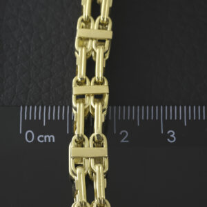 9ct Yellow Gold Cage Chain 30&#8243; 7.5mm