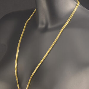 9ct Yellow Gold Franco Chain 26.5&#8243; 4.5mm