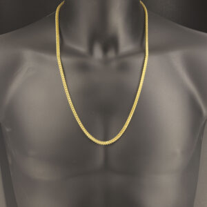 9ct Yellow Gold Franco Chain 26.5&#8243; 4.5mm