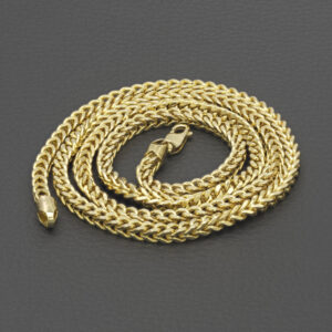 9ct Yellow Gold Franco Chain 27.5&#8243; 4mm