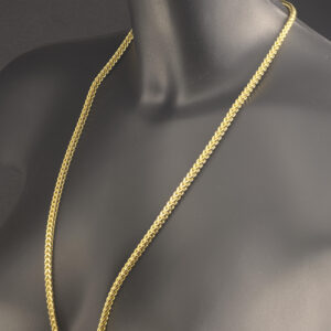 9ct Yellow Gold Franco Chain 27.5&#8243; 4mm