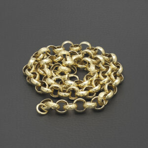 9ct Yellow Gold Belcher Chain 26&#8243; 11mm