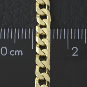 9ct Yellow Gold Curb Chain 19.5&#8243; 4mm