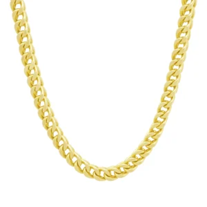 9ct Yellow Gold Franco Chain 24.5″ 6.5mm