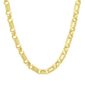 9ct Yellow Gold Gypsy Link Chain 22″ 6.5mm