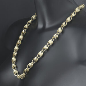 9ct Yellow Gold Tulip Chain 25.5&#8243; 10.5mm