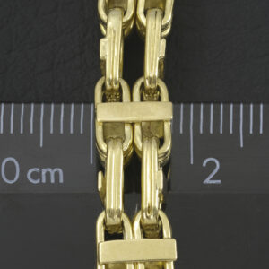 9ct Yellow Gold Cage Chain 34&#8243; 7.5mm