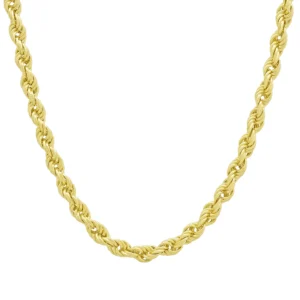 9ct Yellow Gold Rope Chain 24&#8243; 5.5mm