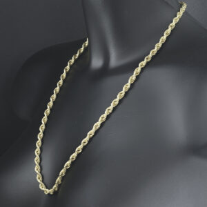 9ct Yellow Gold Rope Chain 24&#8243; 5.5mm