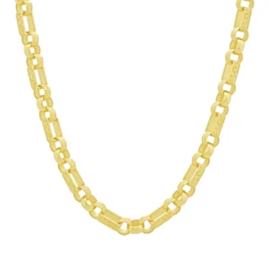9ct Yellow Gold Gypsy Link Chain 20″ 6.5mm