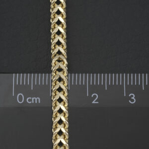 9ct Yellow Gold Franco Chain 24.5&#8243; 4.5mm