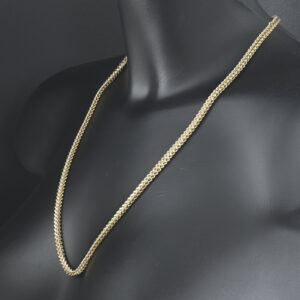 9ct Yellow Gold Franco Chain 24.5&#8243; 4.5mm