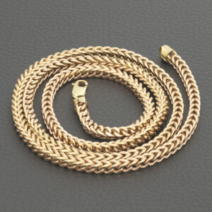 9ct Rose Gold Franco Chain 27.5&#8243; 4mm