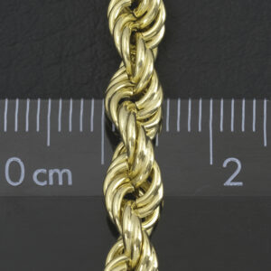 9ct Yellow Gold Rope Chain 24&#8243; 5.5mm