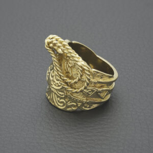 9ct Yellow Gold Saddle Ring
