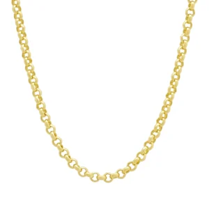 9ct Yellow Gold Belcher Chain 22&#8243; 5mm