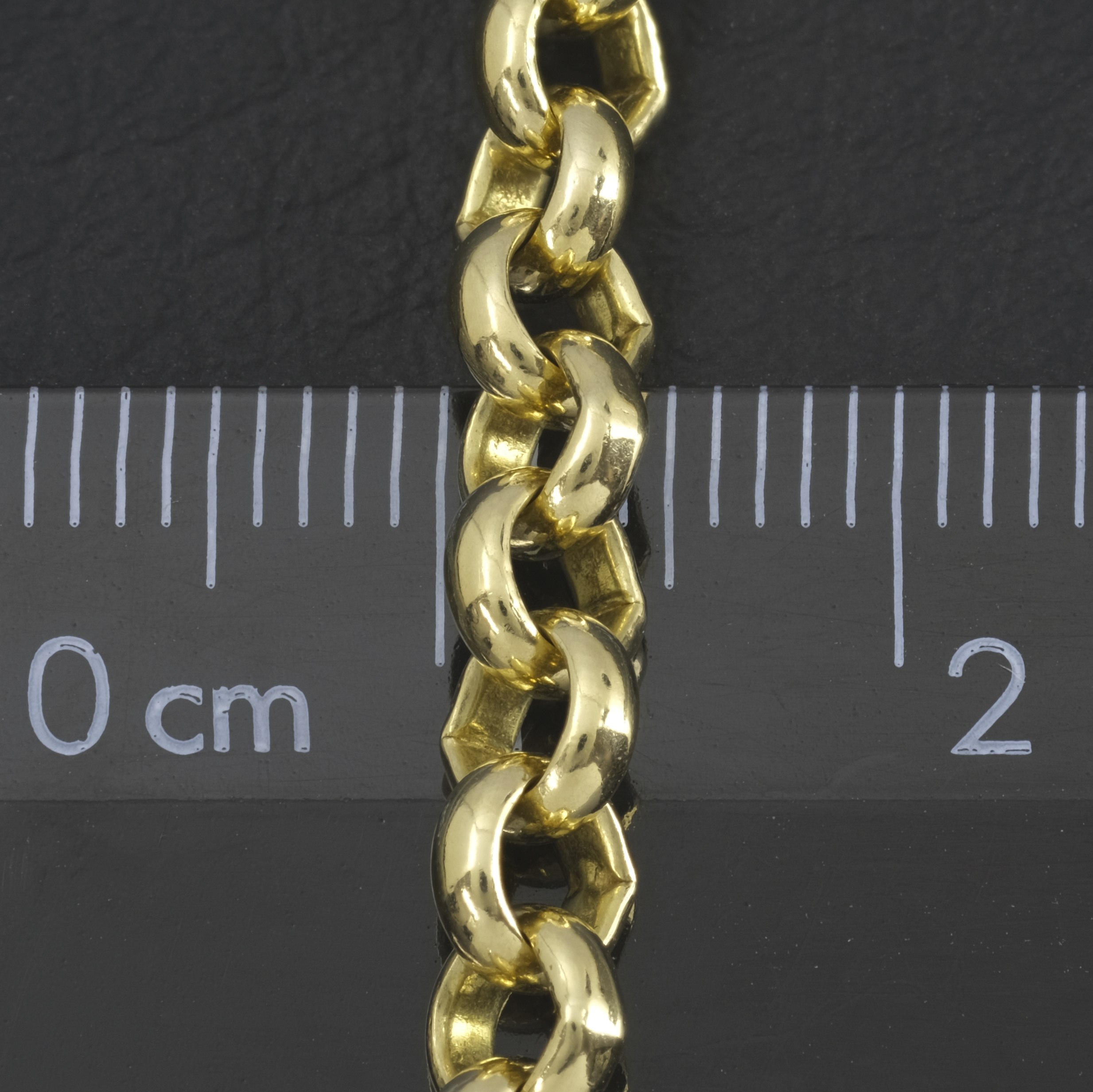 9ct Yellow Gold Belcher Chain 22" 5mm - Image 5