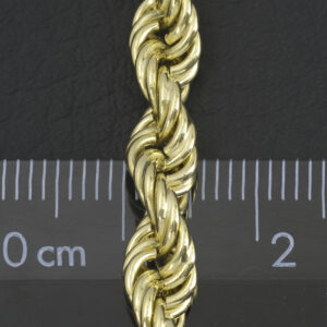 9ct Yellow Gold Rope Chain 22.5&#8243; 5.5mm