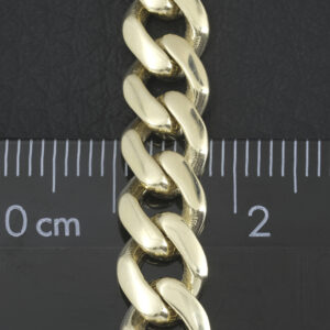 9ct Yellow Gold Cuban Bracelet 7&#8221; 7.5mm