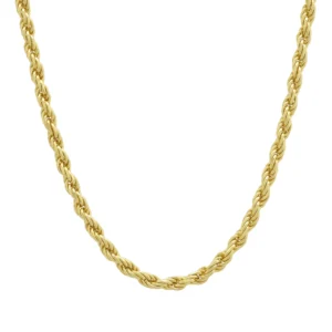 9ct Yellow Gold Rope Chain 20&#8243; 4.5mm