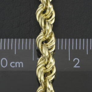 9ct Yellow Gold Rope Chain 20.5&#8243; 5.5mm