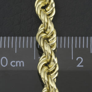 9ct Yellow Gold Rope Chain 20.5&#8243; 5.5mm