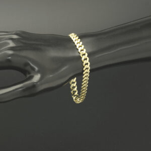 9ct Yellow Gold Cuban Bracelet 7.5&#8221; 7.5mm