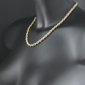9ct Yellow Gold Rope Chain 18&#8243; 5.5mm