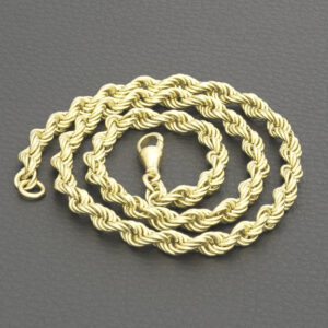9ct Yellow Gold Rope Chain 18&#8243; 5.5mm