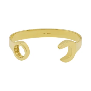 9ct Yellow Gold Spanner Bangle