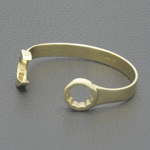 9ct Yellow Gold Spanner Bangle