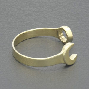 9ct Yellow Gold Spanner Bangle