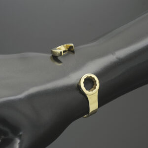 9ct Yellow Gold Spanner Bangle