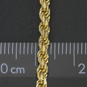9ct Yellow Gold Rope Chain 20&#8243; 3mm