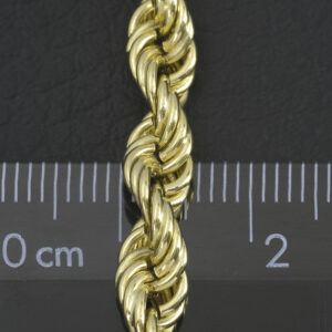 9ct Yellow Gold Rope Chain 20.5&#8243; 5.5mm
