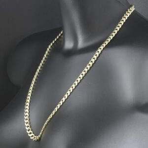 9ct Yellow Gold Cuban Bracelet 8&#8221; 7.5mm