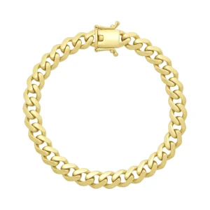 9ct Yellow Gold Cuban Bracelet 7.5” 7.5mm