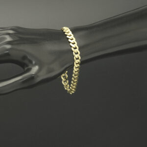 9ct Yellow Gold Cuban Bracelet 7.5&#8221; 7.5mm