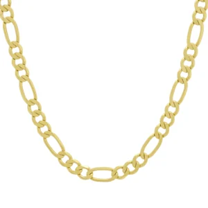 9ct Yellow Gold Figaro Chain 22.5″ 6.5mm