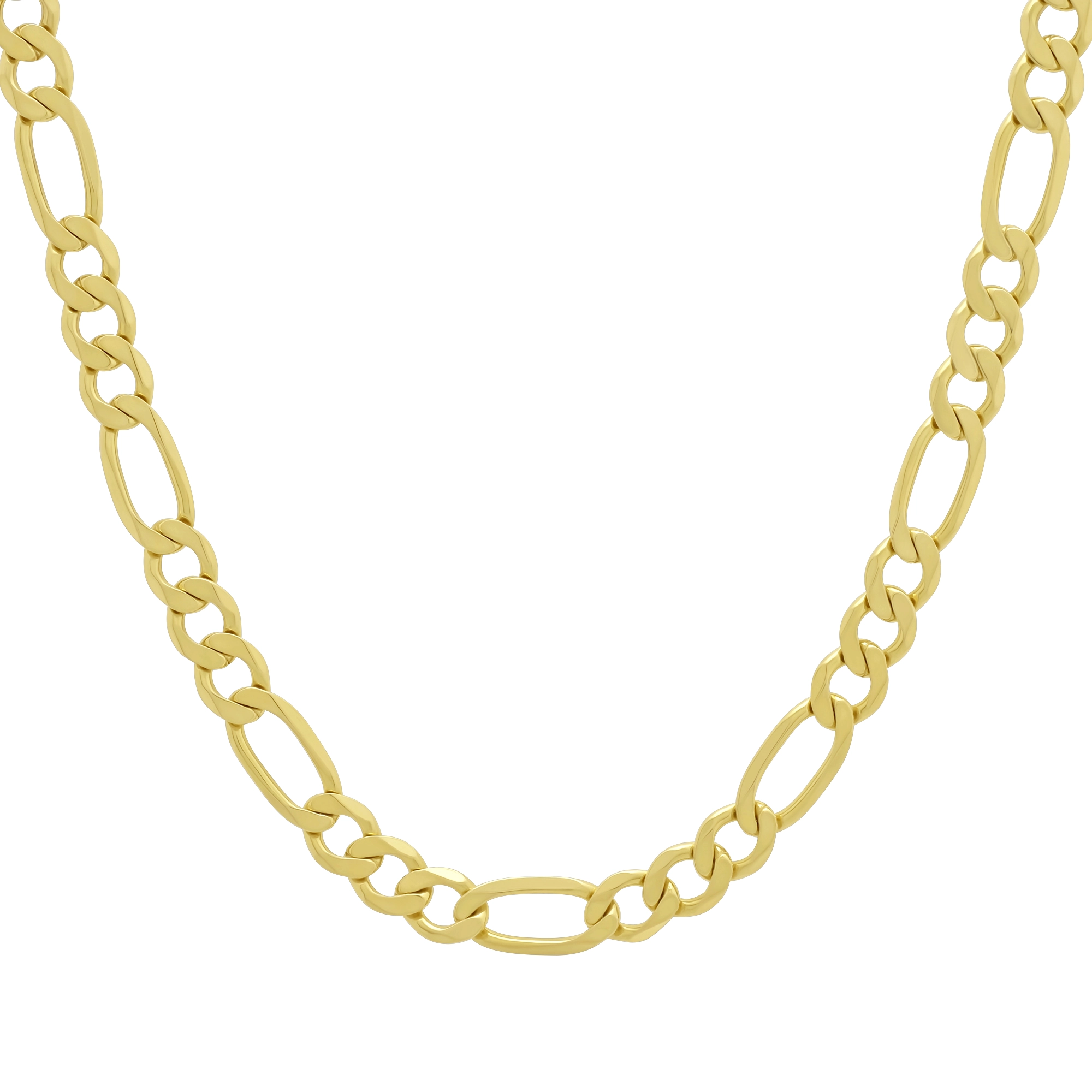 9ct Yellow Gold Figaro Chain 22.5" 6.5mm