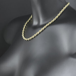 9ct Yellow Gold Rope Chain 18&#8243; 5.5mm