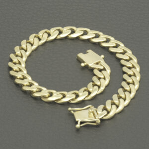 9ct Yellow Gold Cuban Bracelet 7.5&#8221; 7.5mm