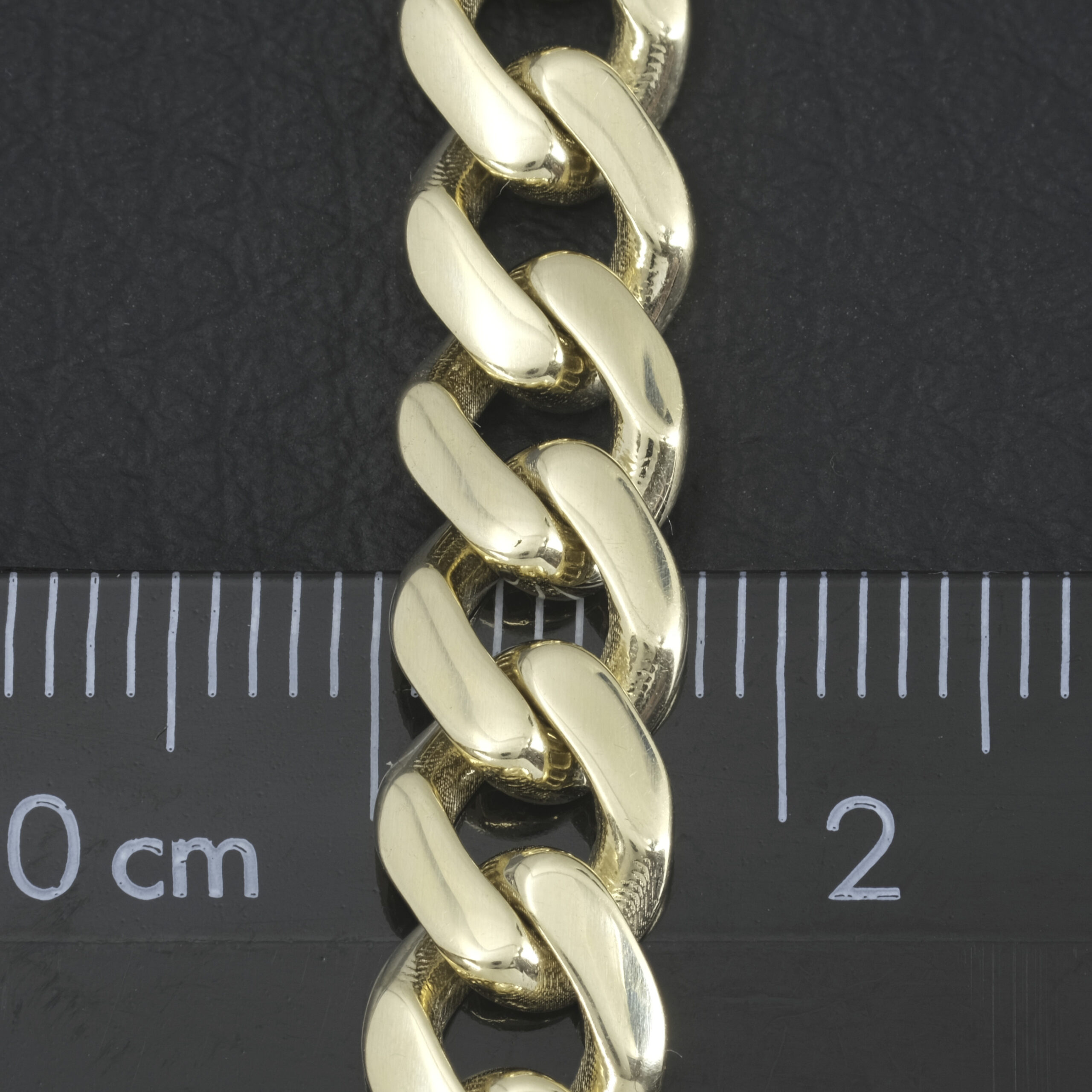 9ct Yellow Gold Cuban Bracelet 7.5'' 7.5mm - Image 2