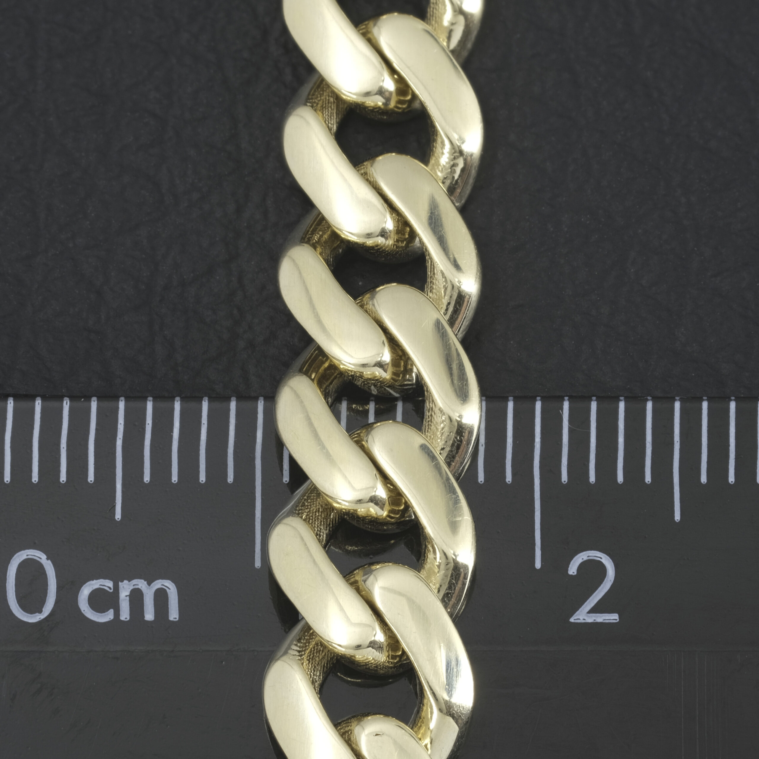 9ct Yellow Gold Cuban Bracelet 7.5'' 7.5mm - Image 2