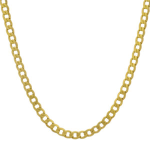 9ct Yellow Gold Curb Chain 20″ 5mm