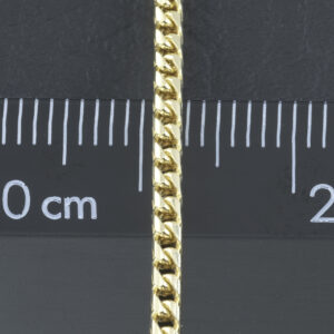 9ct Yellow Gold Franco Chain &#038; Boxing Glove Pendant 20&#8243; 2mm