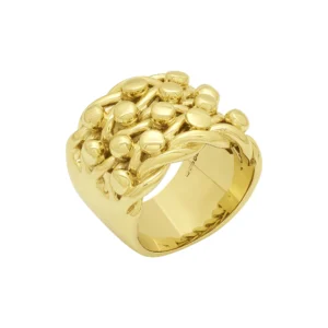 9ct Yellow Gold Keeper Ring