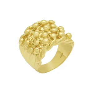 9ct Yellow Gold Keeper Ring