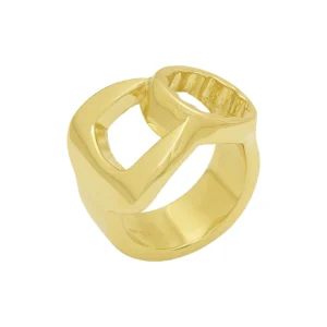 9ct Yellow Gold Spanner Ring